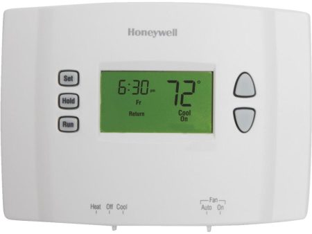 Honeywell 5-1-1 Day Programmable White Digital Thermostat Fashion