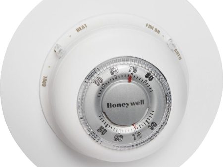 Honeywell Heat or Cool Off White Round Wall Thermostat Discount