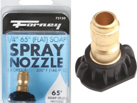 Forney Quick Connect 4mm 65 Deg. Black Pressure Washer Spray Tip Supply