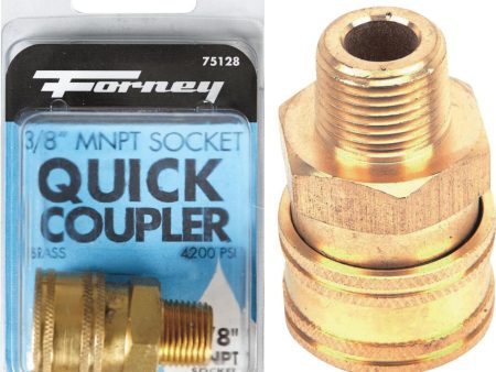 Forney 3 8 In. Male Quick Coupler Pressure Washer Socket For Cheap