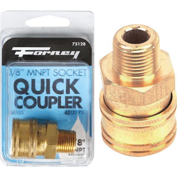 Forney 3 8 In. Male Quick Coupler Pressure Washer Socket For Cheap