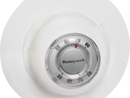 Honeywell Heat Only Off White Round Wall Thermostat Fashion