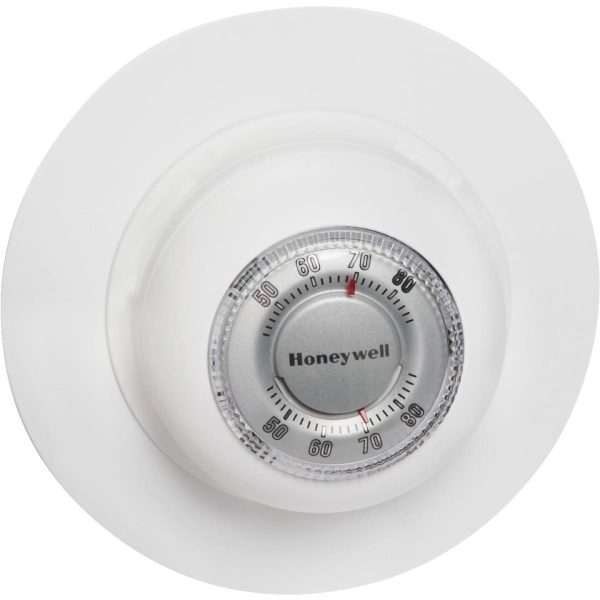 Honeywell Heat Only Off White Round Wall Thermostat Fashion