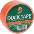 Duck Tape 1.88 In. x 15 Yd. Colored Duct Tape, Neon Orange Online Sale