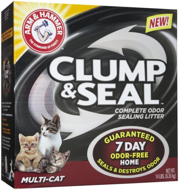 Arm & Hammer Multi-Cat Clump and Seal Complete Odor Sealing Cat Litter Fashion