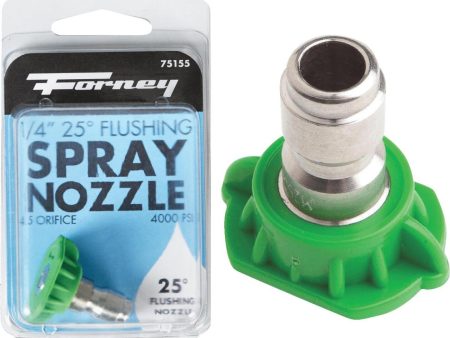 Forney Quick Connect 4.5mm 25 Deg. Green Pressure Washer Spray Tip For Discount