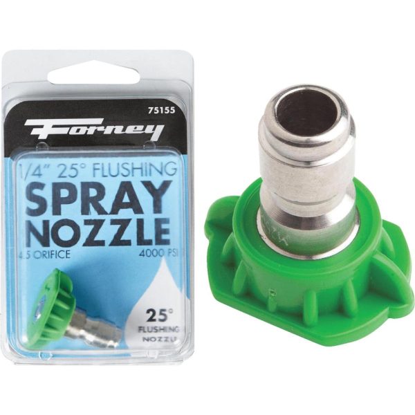 Forney Quick Connect 4.5mm 25 Deg. Green Pressure Washer Spray Tip For Discount