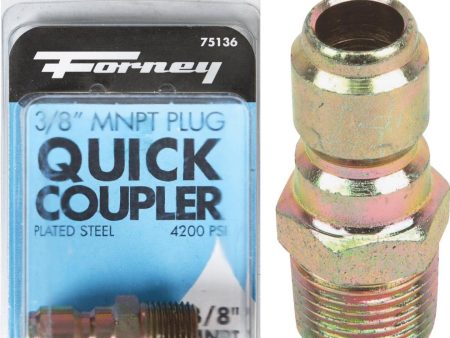 Forney 3 8 In. Male Quick Connect Pressure Washer Plug Fashion