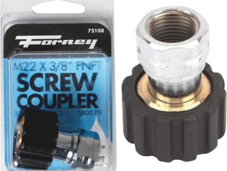 Forney M22Fx 3 8 In. Female Screw Pressure Washer Coupling Cheap