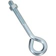 Eye Bolt With Hex Nut, 2160BC, Zinc, 5 8 x 8-In. For Discount