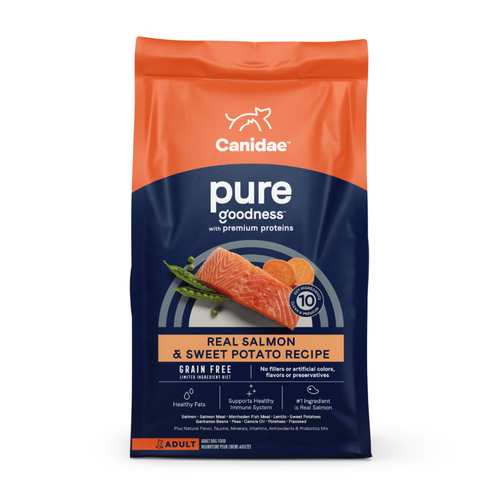 Canidae PURE Grain Free, Limited Ingredient Dry Dog Food, Salmon and Sweet Potato Online Hot Sale