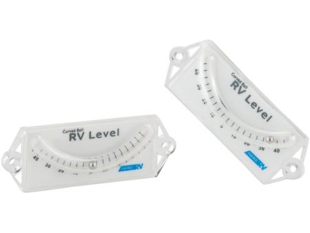 Camco RV Curved Ball RV Level, (2-Pack) on Sale