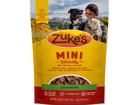 Zukes Duck Mini Naturals Dog Treats Online now