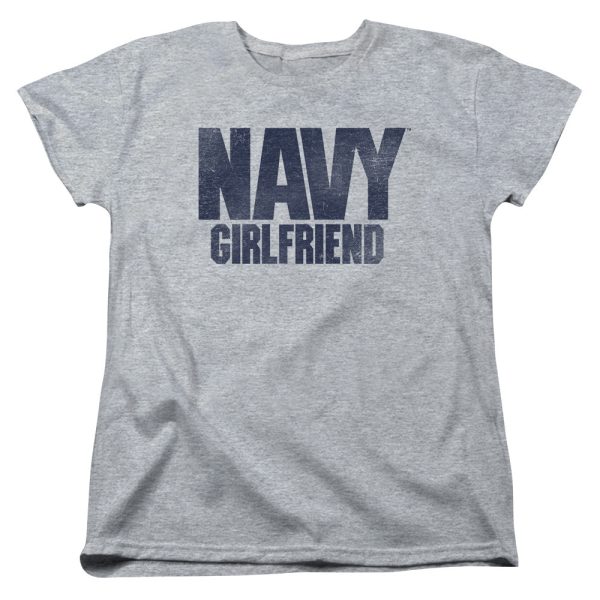 NAVY : GIRLFRIEND S\S WOMENS TEE ATHLETIC HEATHER SM Fashion