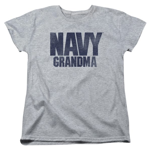 NAVY : GRANDMA S\S WOMENS TEE ATHLETIC HEATHER MD Hot on Sale