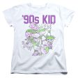 NICKELODEON 90 S : 90 S KID WOMENS SHORT SLEEVE White MD Hot on Sale