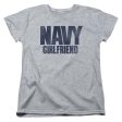 NAVY : GIRLFRIEND S\S WOMENS TEE ATHLETIC HEATHER LG Fashion