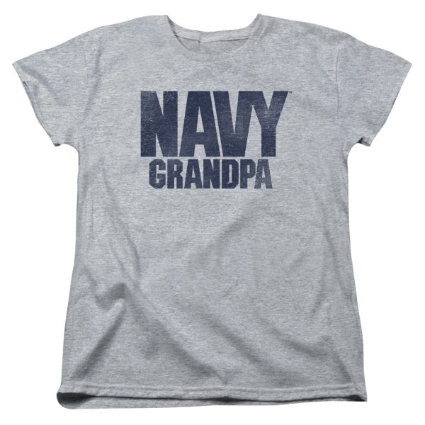 NAVY : GRANDPA S\S WOMENS TEE ATHLETIC HEATHER XL Cheap