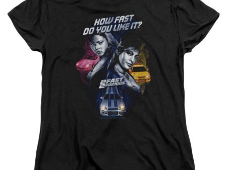 2 FAST 2 FURIOUS : FAST WOMEN S\S WOMENS TEE BLACK MD For Cheap