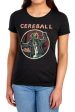 HELL FEST : CEREBALL WOMENS SHORT SLEEVE Black MD Hot on Sale