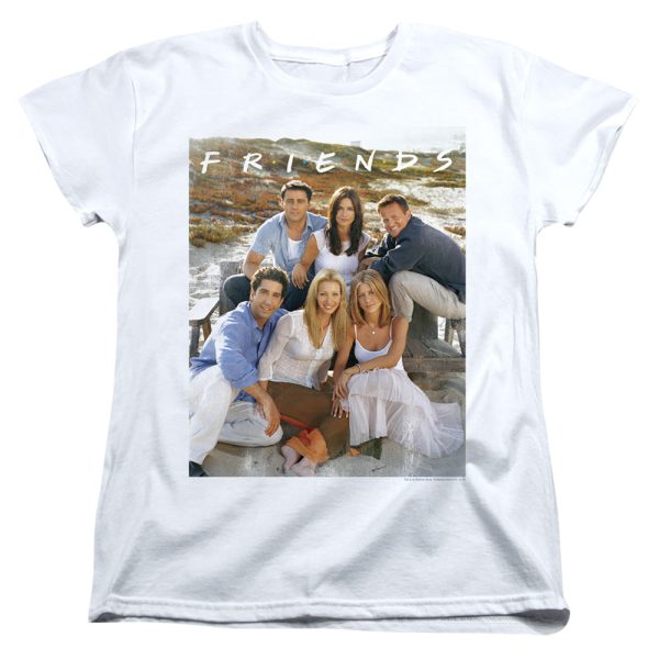 FRIENDS : LIFE S A BEACH WOMENS SHORT SLEEVE White LG For Discount