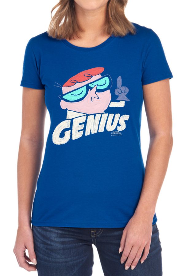 DEXTER S LABORATORY : GENIUS S\S WOMENS TEE BLACK SM Online Sale