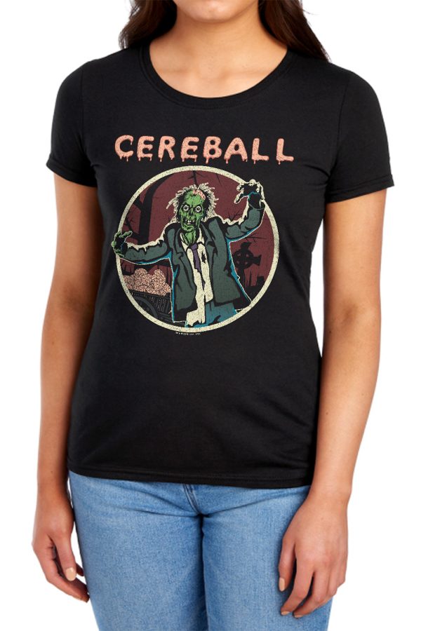 HELL FEST : CEREBALL WOMENS SHORT SLEEVE Black 2X For Sale