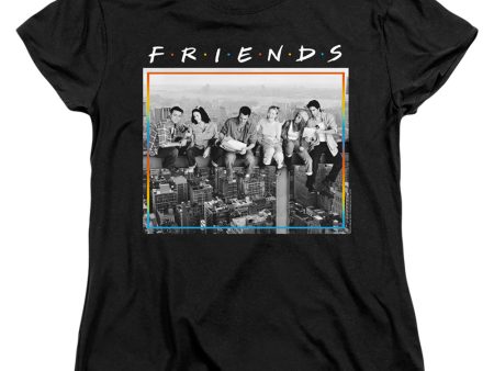 FRIENDS : LUNCH BREAK WOMENS SHORT SLEEVE Black SM For Cheap