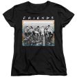 FRIENDS : LUNCH BREAK WOMENS SHORT SLEEVE Black LG Fashion