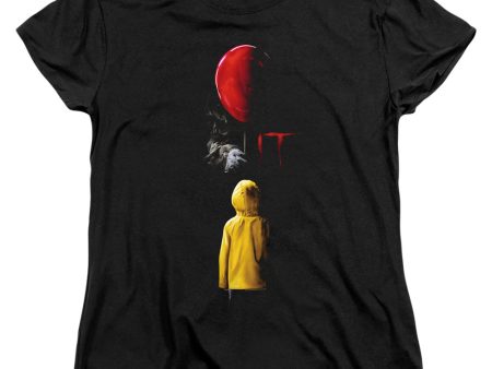 IT 2017 : RED BALLOON WOMENS SHORT SLEEVE Black SM on Sale