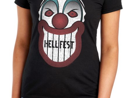 HELL FEST : FACADE WOMENS SHORT SLEEVE Black 2X Hot on Sale