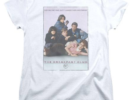 BREAKFAST CLUB : BREAKFAST CLUB POSTER S\S WOMENS TEE WHITE MD For Cheap