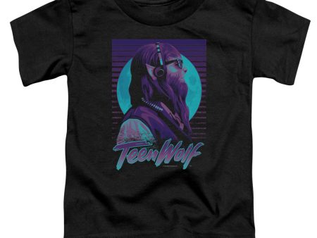 TEEN WOLF : HEADPHONE WOLF S\S TODDLER TEE Black MD (3T) Online Hot Sale