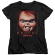 CHILD S PLAY 3 : CHUCKY SQUARED S\S WOMENS TEE Black 2X Cheap