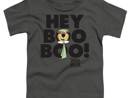 YOGI BEAR : HEY BOO BOO S\S TODDLER TEE Charcoal MD (3T) Online Sale