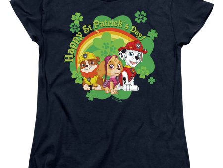 PAW PATROL : ST. PATRICK S DAY TEAM WOMENS SHORT SLEEVE Navy XL Online