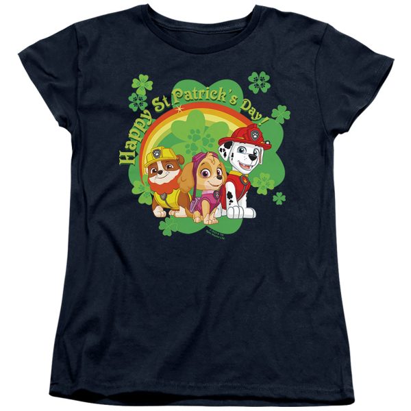 PAW PATROL : ST. PATRICK S DAY TEAM WOMENS SHORT SLEEVE Navy XL Online