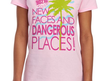 90210 : TAGLINE S\S WOMENS TEE PINK XL Cheap