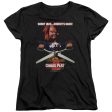 CHILD S PLAY 2 : CHUCKY S BACK S\S WOMENS TEE BLACK 2X Discount