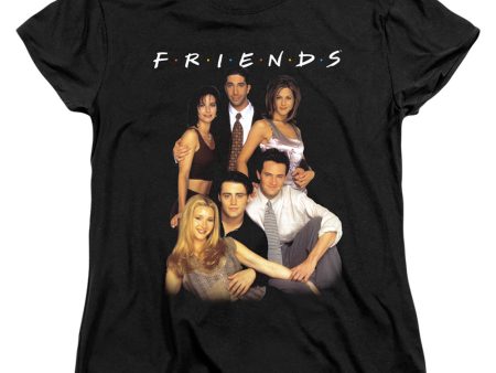 FRIENDS : STAND TOGETHER WOMENS SHORT SLEEVE Black LG on Sale