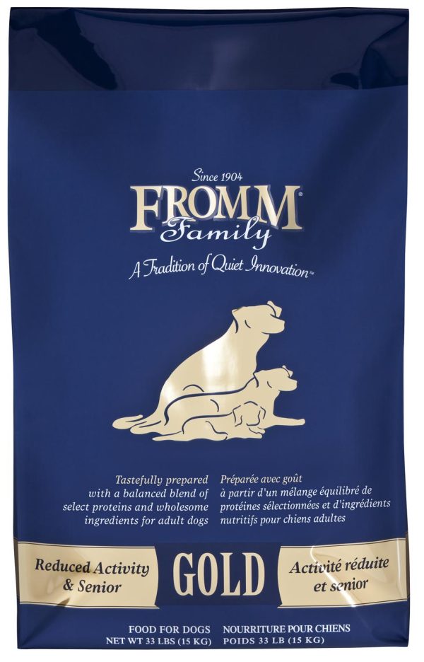 Fromm Reduced Activity & Senior Gold Dog Food Sale