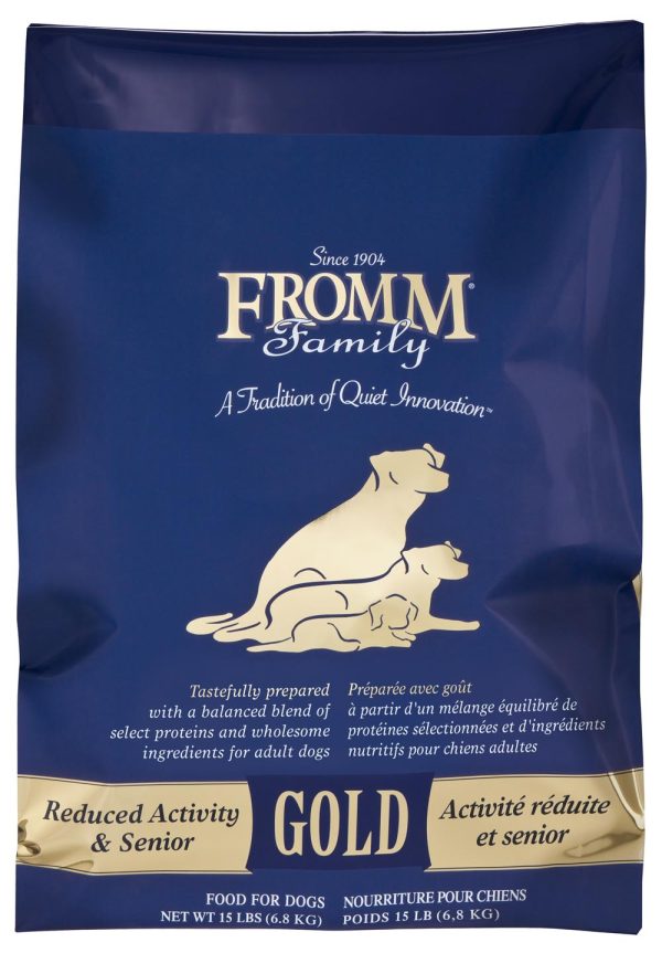 Fromm Reduced Activity & Senior Gold Dog Food Sale