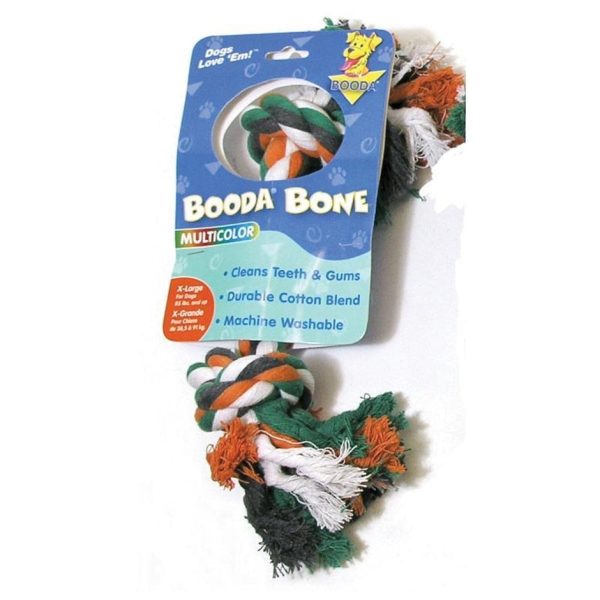 Booda Multi-Colored Rope Bone Dog Toy Sale