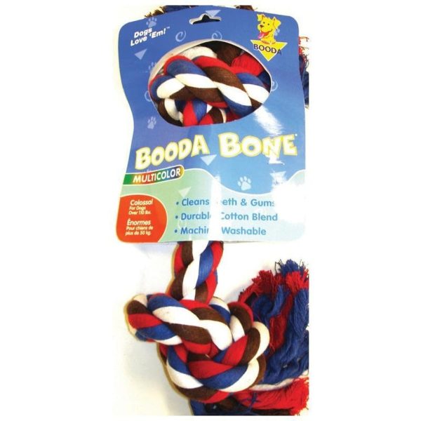 Booda Multi-Colored Rope Bone Dog Toy Sale