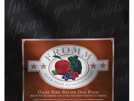 Fromm Four-Star Game Bird Recipe Dog Food Online Sale