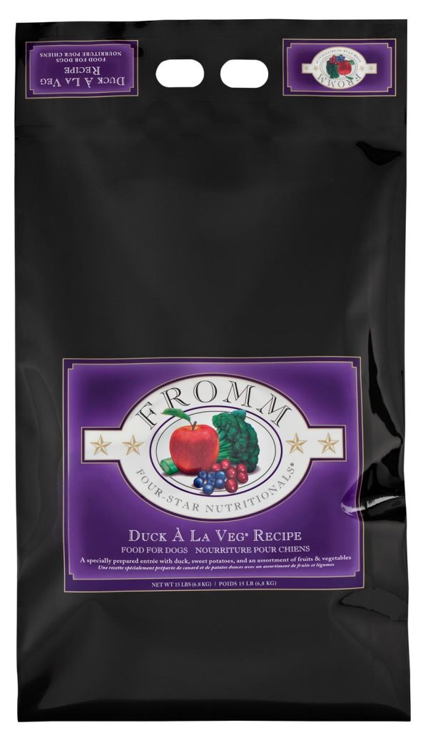 Fromm Four-Star Duck À La Veg® Recipe Dog Food Online now