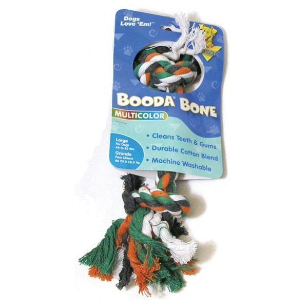 Booda Multi-Colored Rope Bone Dog Toy Sale