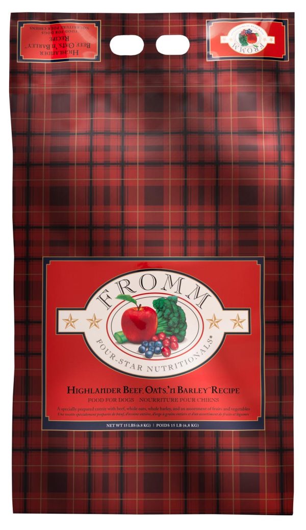 Fromm Four-Star Highlander Beef, Oats,  n Barley® Recipe Dog Food For Sale