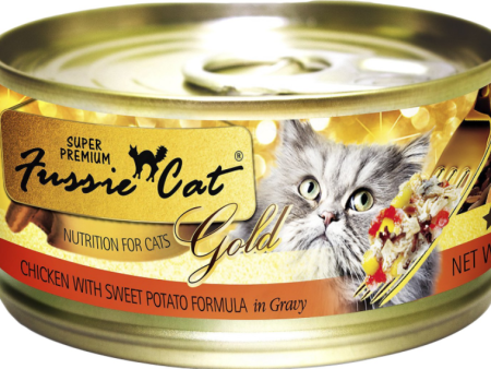 Fussie Cat Super Premium Chicken with Sweet Potato Formula in Gravy Canned Food Discount