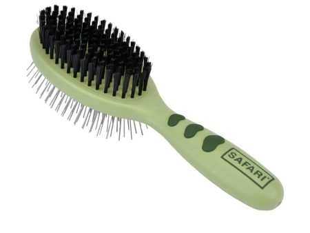 Coastal Pet Products Dog Safari Brush Safari Pin and Bristle Combo Online now